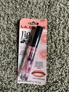 L.A. COLORS Lip Oil - Sheer Pink (Grapefruit) 3 packs
